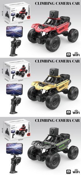 Crawler Z Kamerą WiFi CLIMB Czarny Crawler Z Kamerą WiFi CLIMB Czarny