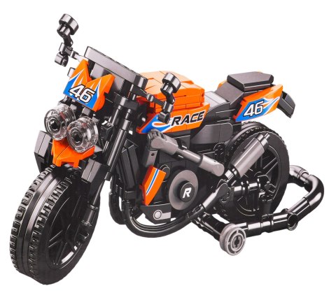 Zestaw Klocków Motocykl Pomarańczowy 403el. Zestaw Klocków Motocykl Pomarańczowy 403el.
