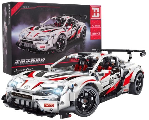 Zestaw Klocków Super Car GT86 2586el. Biały