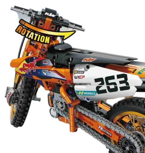 Zestaw Klocków Motor Cross 450el. Zestaw Klocków Motor Cross 450el.