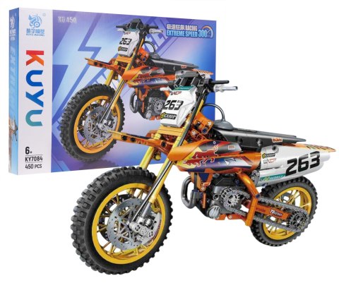 Zestaw Klocków Motor Cross 450el. Zestaw Klocków Motor Cross 450el.