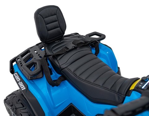 Quad Can Am Outlander ATV z Pilotem Niebieski