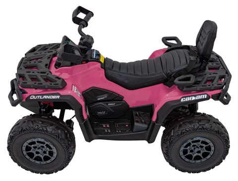 Quad Can Am Outlander ATV z Pilotem Różowy