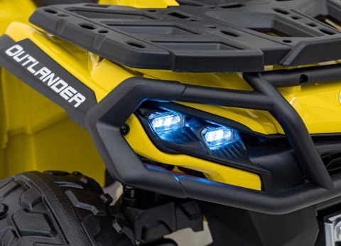 Quad Can Am Outlander ATV z Pilotem Żółty