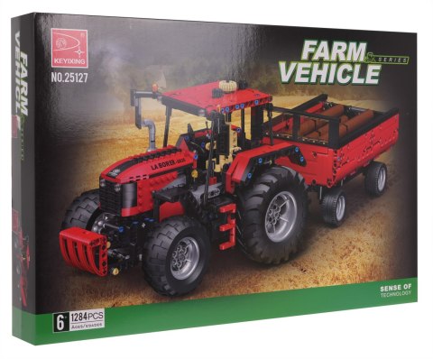 Zestaw Klocków Traktor z Przyczepą 1284el. Zestaw Klocków Traktor z Przyczepą 1284el.
