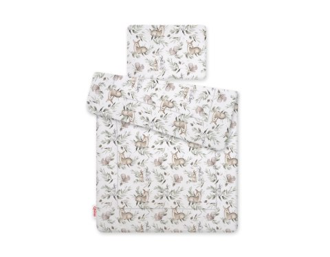 Komplet pościeli dla niemowląt z wypełnieniem 2-cz 75x100cm NEWBORN - woodland olive Komplet pościeli dla niemowląt z wypełnieniem 2-cz 75x100cm NEWBORN - woodland olive