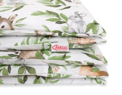 Pościel dla dzieci 2-częściowa bawełniana 120x90 cm - woodland green Pościel dla dzieci 2-częściowa bawełniana 120x90 cm - woodland green