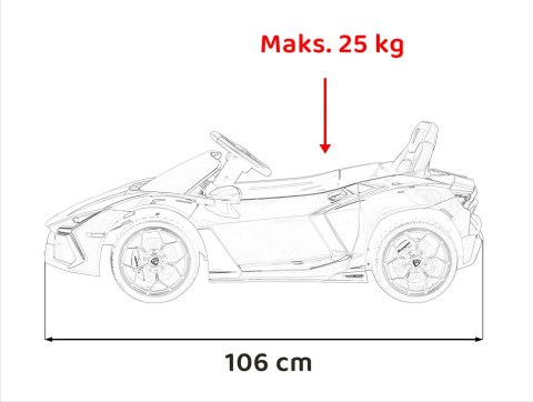 Pojazd Lamborghini Revuelto Czerwony