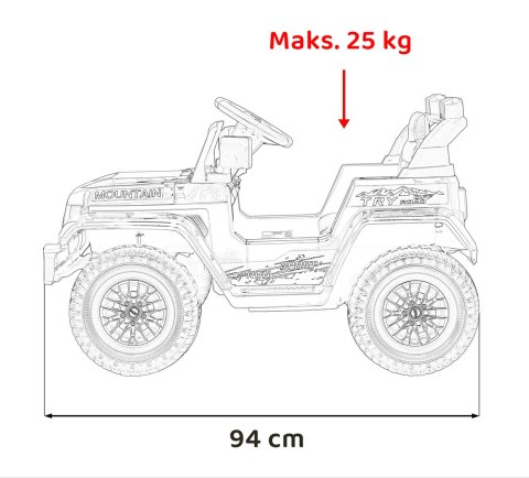 Pojazd Off Road MOUNTAIN Zielony
