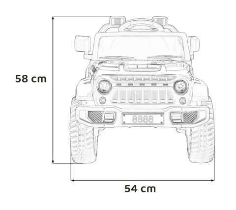 Pojazd Off Road MOUNTAIN Zielony