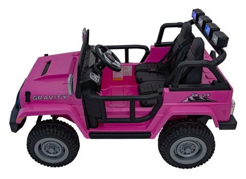 Pojazd Off Road MONSTER Różowy