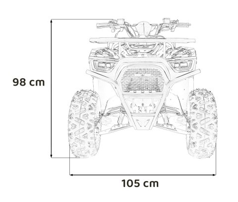 Pojazd Quad Spalinowy 120CC DISCOVERER Żółty