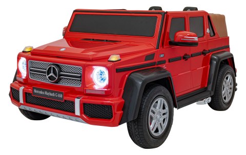 Pojazd Mercedes Benz MAYBACH G650 STRONG Czerwony