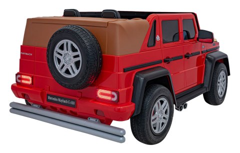 Pojazd Mercedes Benz MAYBACH G650 STRONG Czerwony