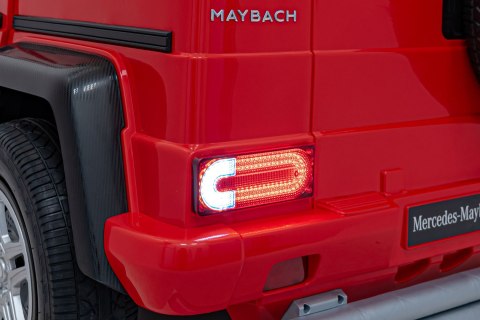 Pojazd Mercedes Benz MAYBACH G650 STRONG Czerwony