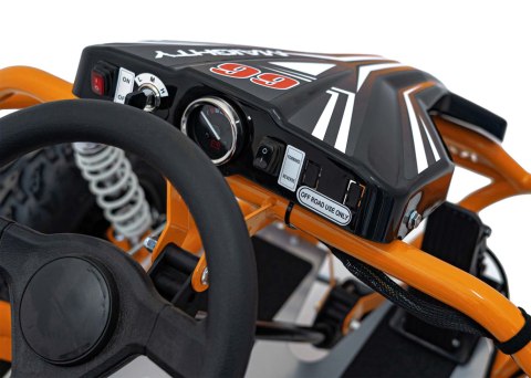 Pojazd Gokart Elektryczny MAIGHTY Pomarańczowy