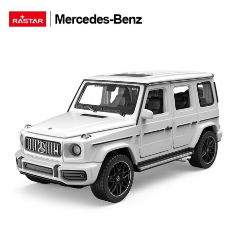 Autko Metalowe 1/32 Mercedes-Benz AMG G63 z Dźwiękiem Białe RASTAR Autko Metalowe 1/32 Mercedes-Benz AMG G63 z Dźwiękiem Białe RASTAR