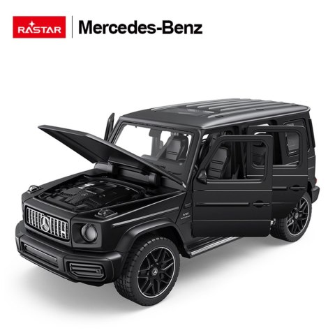 Autko Metalowe 1/32 Mercedes-Benz AMG G63 z Dźwiękiem Czarny RASTAR Autko Metalowe 1/32 Mercedes-Benz AMG G63 z Dźwiękiem Czarny RASTAR