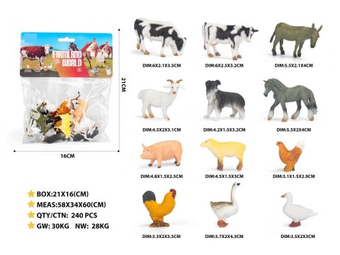 Zestaw Zwierząt Farma Zestaw Zwierząt Farma