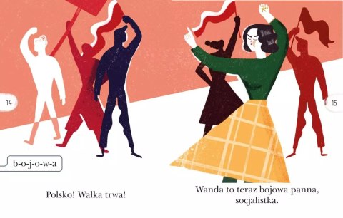 Czytam sobie z kotylionem. Poziom 1. Wanda bojowa panna. O Wandzie Krahelskiej Czytam sobie z kotylionem. Poziom 1. Wanda bojowa panna. O Wandzie Krahelskiej
