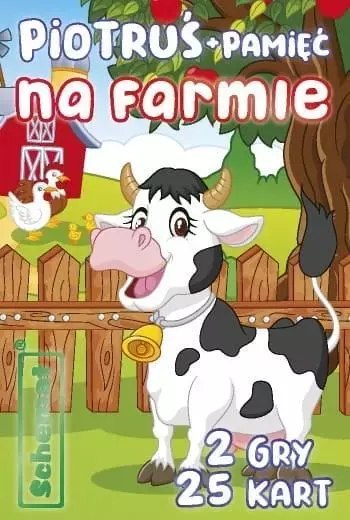 Karty Piotruś + Pamięć Na farmie Karty Piotruś + Pamięć Na farmie