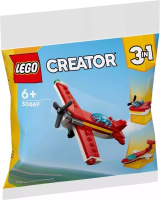 LEGO Creator 3 w 1 Kultowy czerwony samolot 30669