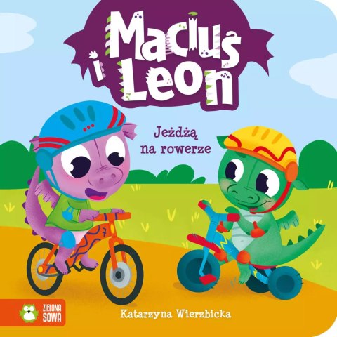 Maciuś i Leon jeżdżą na rowerze Maciuś i Leon jeżdżą na rowerze