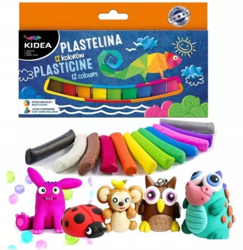 Plastelina, 12 kolorów