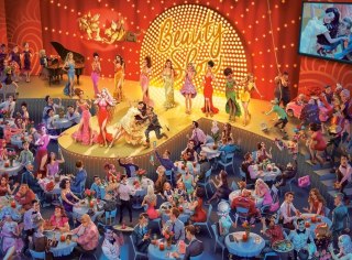 Puzzle 2000 elementów. Pokaz piękności