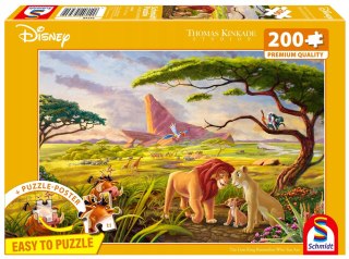 Schmidt PQ Puzzle 200 el. THOMAS KINKADE Król Lew (Disney)