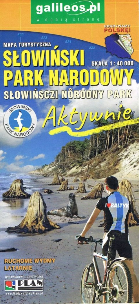 Słowiński Park Narodowy 1: 40 000 mapa 2024 Słowiński Park Narodowy 1: 40 000 mapa 2024