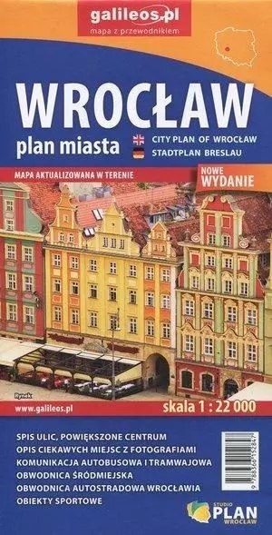 Wrocław. Plan miasta, 1:22 000