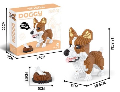 Zestaw Klocków 1200el. Welsh Corgi Zestaw Klocków 1200el. Welsh Corgi