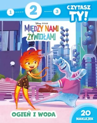 1, 2, 3, czytasz ty! Poziom 2. Ogie? i woda. Disney Pixar Mi?dzy nami ?ywio?ami