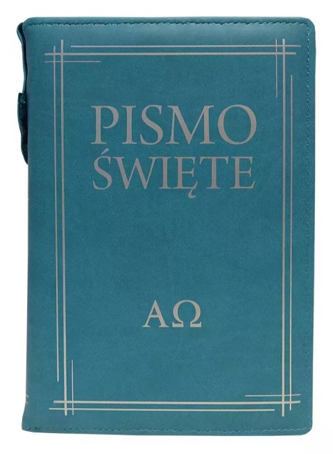 Pismo Święte w etui, turkusowe Pismo Święte w etui, turkusowe