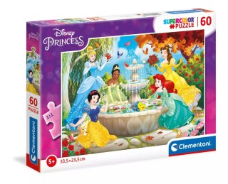 Puzzle 60 elementów. Supercolor. Księżniczki Disneya