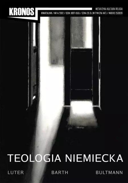 Kronos 4/2012 Teologia niemiecka Kronos 4/2012 Teologia niemiecka