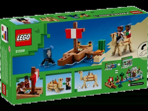 LEGO Minecraft™ Rejs statkiem pirackim 21259