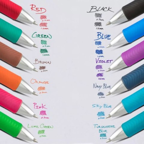 Pióro kulkowe Energel Pentel BL-77 0,7 mm czerwony