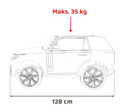 Pojazd Range Rover SUV Lift Czarny Pojazd Range Rover SUV Lift Czarny