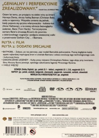 Premium Collection. Batman. Mroczny Rycerz powstaje, 2 DVD
