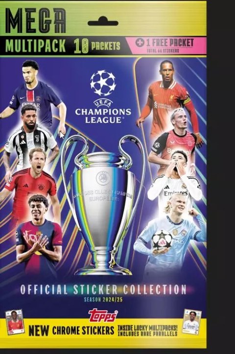 UEFA Champions League 2024/25 naklejki mega multipack UEFA Champions League 2024/25 naklejki mega multipack