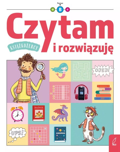 Książkożercy. Czytam i rozwiązuję. Poziom 2. Tom 1 Książkożercy. Czytam i rozwiązuję. Poziom 2. Tom 1