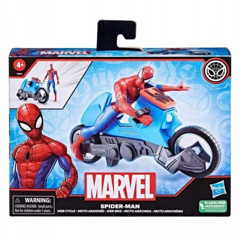 Marvel Spider-Man Web Cycle figurka spiderman + motor Marvel Spider-Man Web Cycle figurka spiderman + motor