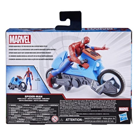 Marvel Spider-Man Web Cycle figurka spiderman + motor Marvel Spider-Man Web Cycle figurka spiderman + motor