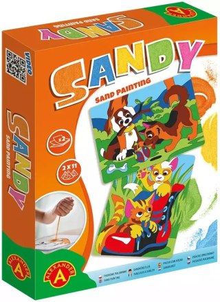 Sandy. Piaskowe malowanki. Kotki, pieski