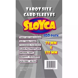 Koszulki Sloyca Tarot, 70 x 120 mm (100 sztuk)