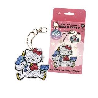 Maluj diamentami po numerach kreatywna zabawka breloczek dzieci Hello Kitty