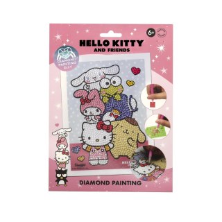 Maluj diamentami po numerach kreatywna zabawka dla dzieci obraz Hello Kitty