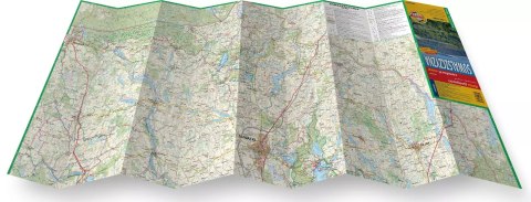 Suwalszczyzna. Laminowana mapa turystyczna, 1:85 000